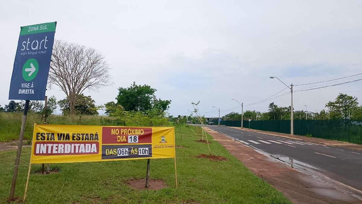 Corrida interdita vias no entorno do Iguatemi, em Rio Preto, domingo