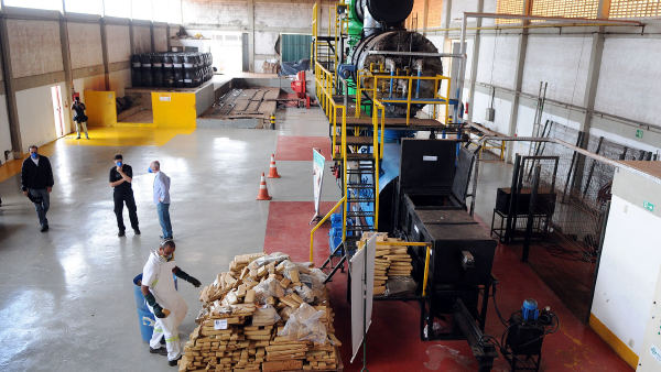 PF incinera 10,6 toneladas de drogas apreendidas na Tríplice Fronteira